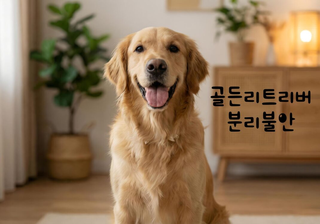 골든리트리버 분리불안, 교육해도 고쳐지지 않는 이유