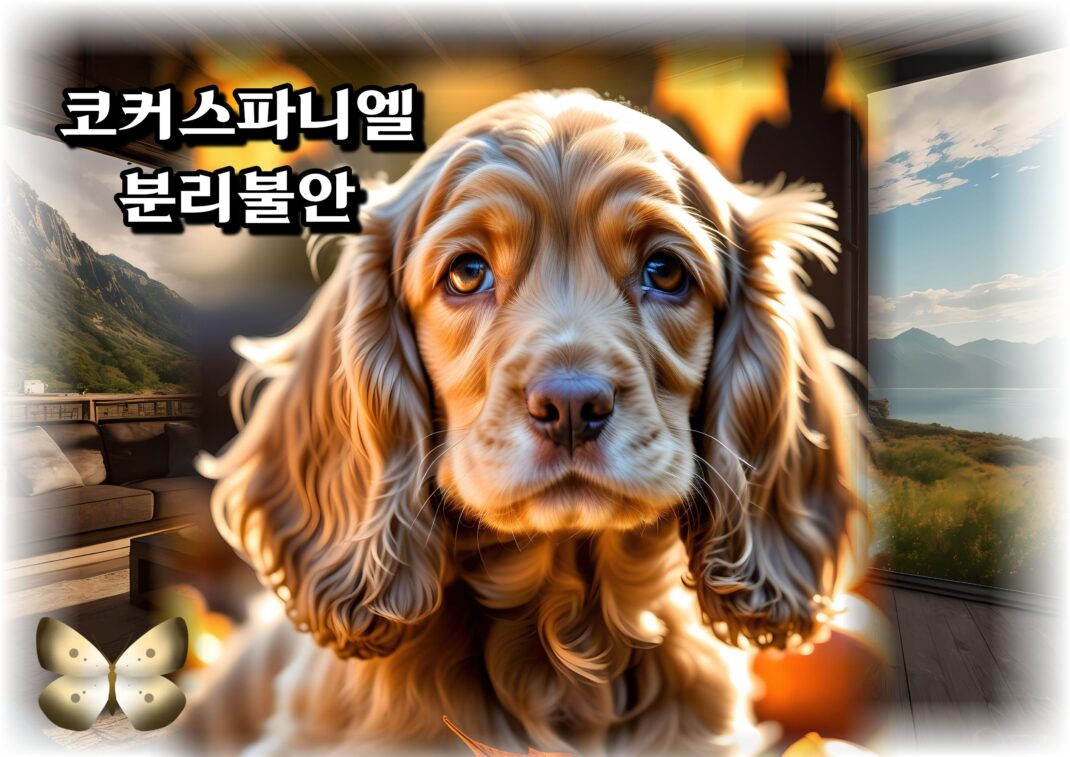 코커스파니엘 분리불안 오랜 교육에도 개선되지 않는 이유